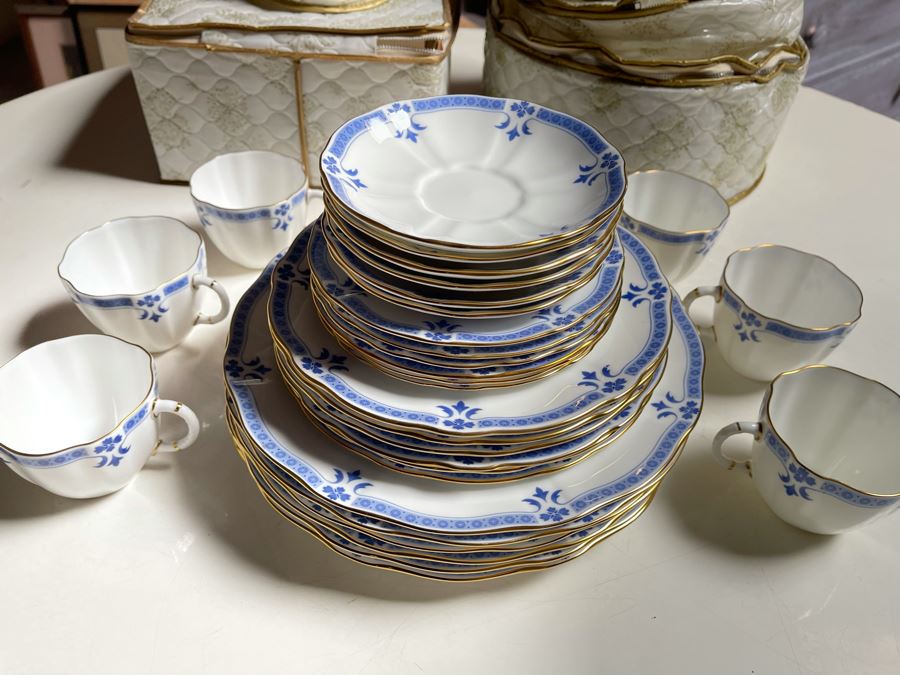 Royal Crown Derby Grenville (Gold Trim) China Set Apx Service For 6 Replacements Value $2,500 [Photo 11]