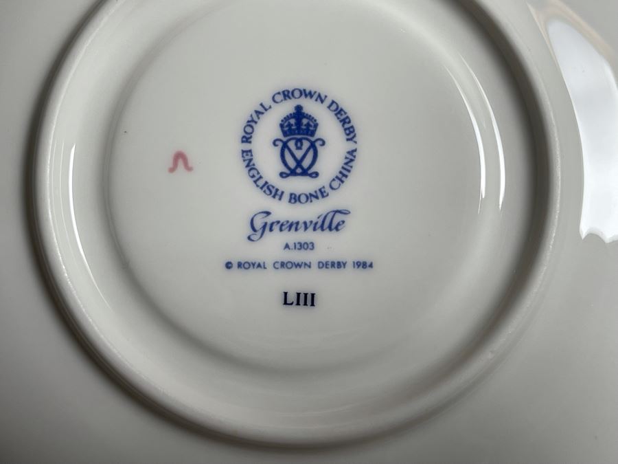 Royal Crown Derby Grenville (Gold Trim) China Set Apx Service For 6 Replacements Value $2,500 [Photo 7]