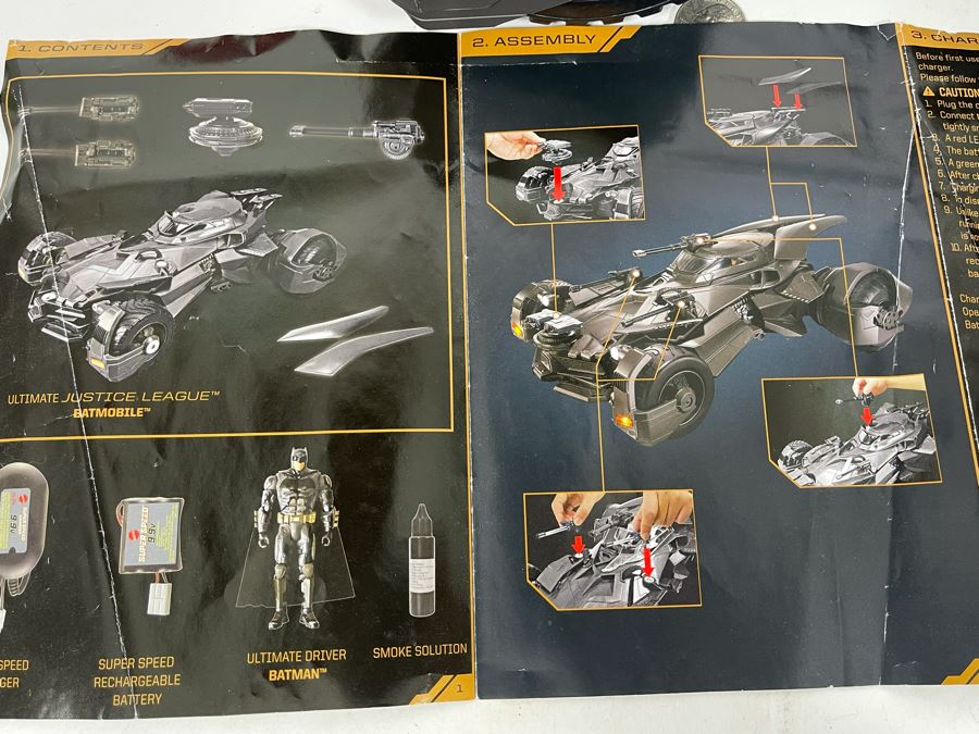 Ultimate Justice League Batmobile 1/10 Scale Collectible App Controlled With Part Of Box [Photo 12]