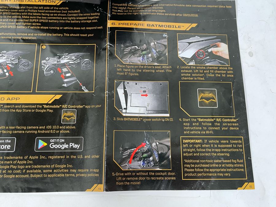 Ultimate Justice League Batmobile 1/10 Scale Collectible App Controlled With Part Of Box [Photo 14]