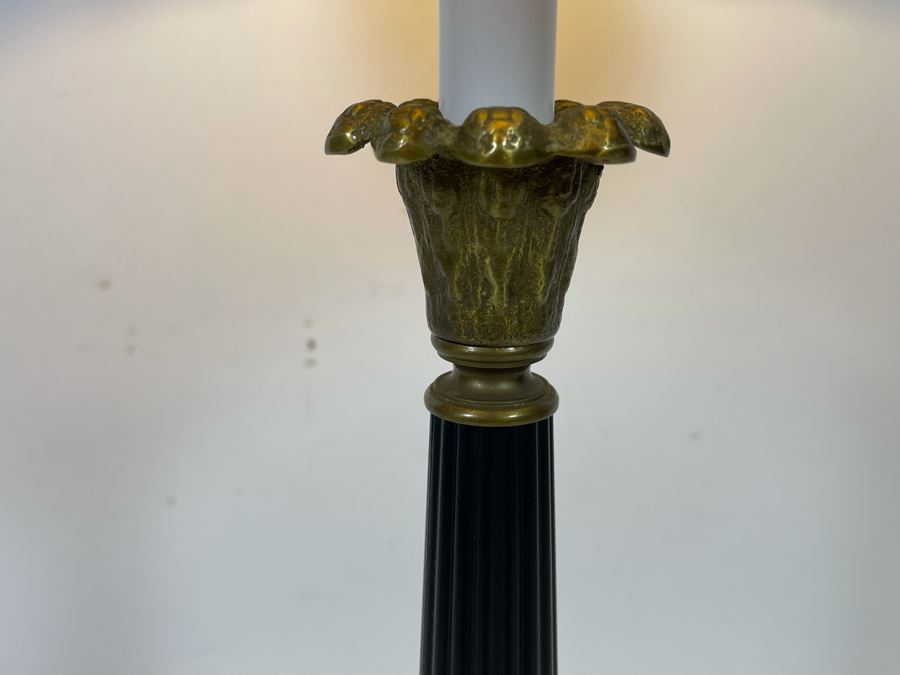 Custom Hand Made Stained Glass Lamp Shade With Table Lamp 27H [Photo 7]