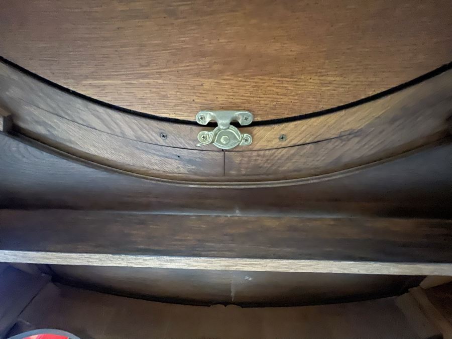 Vintage French Louis XV Style Demilune Writing Desk 70W X 36D X 29.5H [Photo 9]