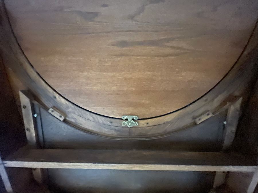 Vintage French Louis XV Style Demilune Writing Desk 70W X 36D X 29.5H [Photo 8]