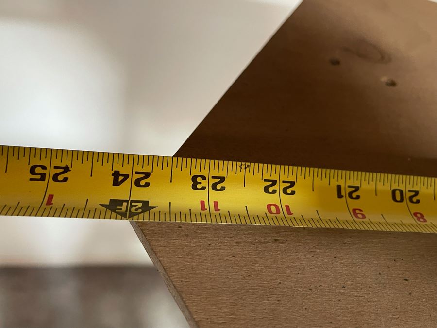 Vintage 6-Sided Gilt Wooden Curio Display Cabinet With Overhead Lighting 24W X 64H [Photo 7]