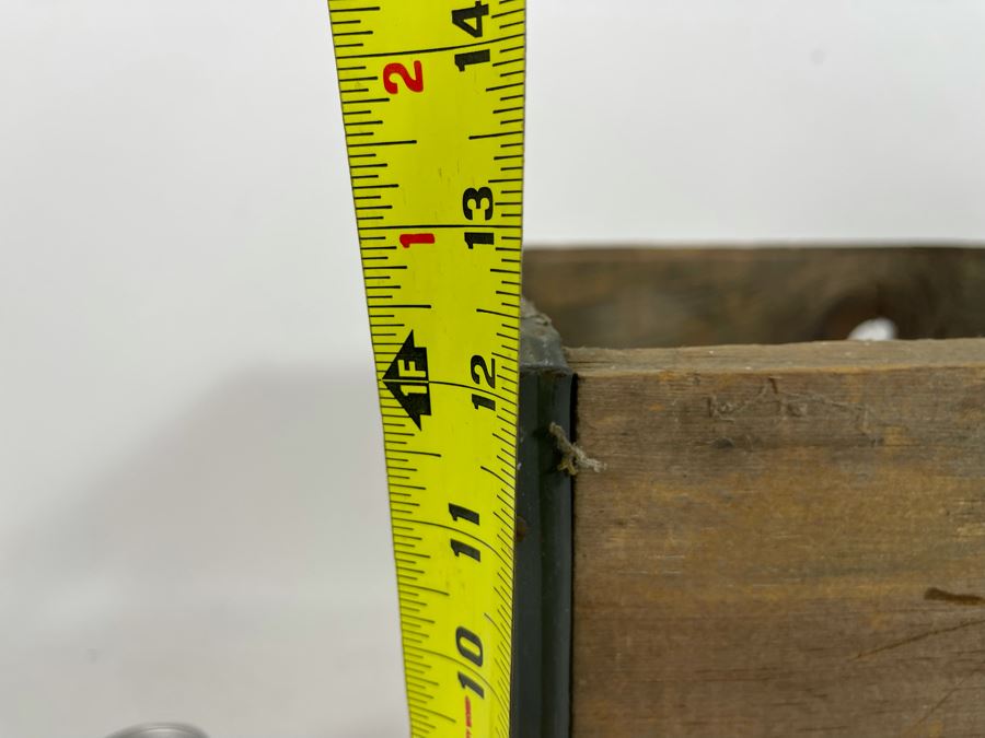 Vintage 7up Wooden Crate Seven Up Bottling Co Of Los Angeles 16W X 12D X 12H [Photo 12]