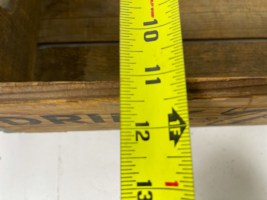 Vintage Drink 7up Daily Wooden Crate San Bernardino 17W X 11D X 5H [Photo 13]