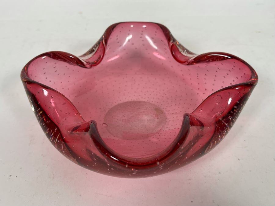 Murano Glass Style Ashtray 7W X 2H [Photo 5]