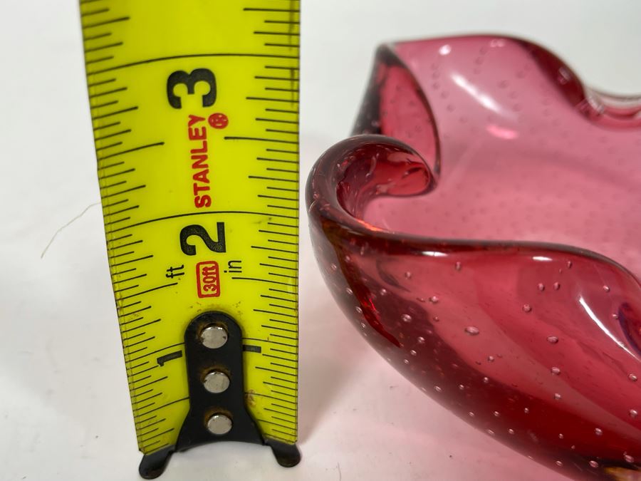 Murano Glass Style Ashtray 7W X 2H [Photo 8]