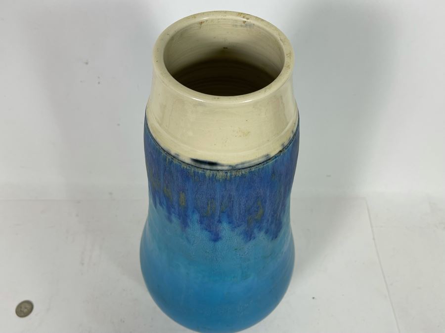 Large Glazed Ceramic Vase 17.5H [Photo 7]