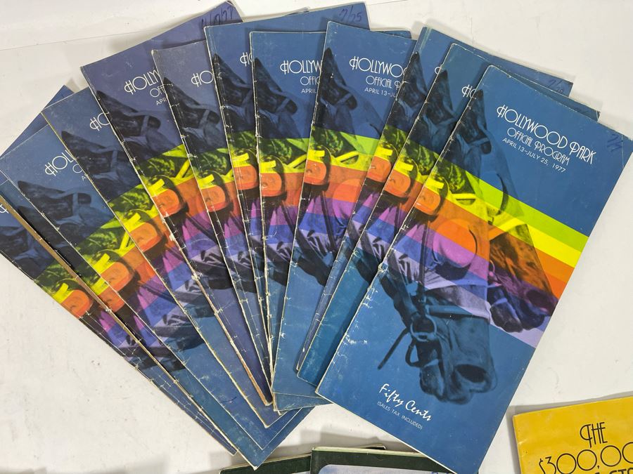 JUST ADDED - Horse Racing Race Track Programs From Del Mar, Hollywood Park And Santa Anita [Photo 4]
