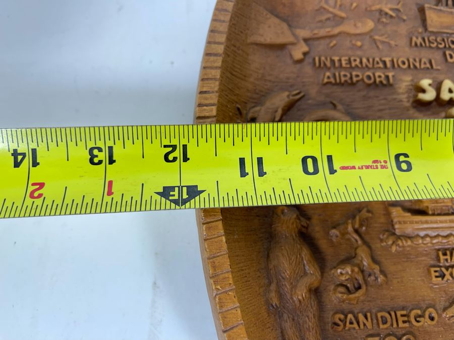 JUST ADDED Pair Of San Diego California Tourist Wall Plaques 12 X 10