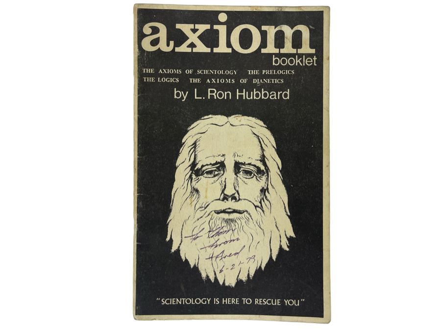 JUST ADDED - Rare Axiom Booklet By L. Ron Hubbard