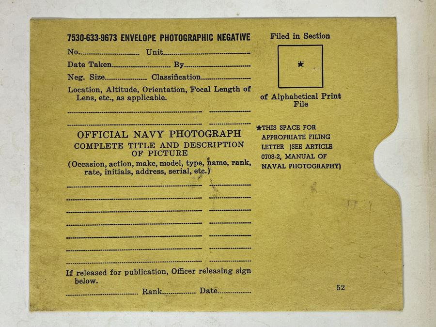 JUST ADDED - Official Navy Photograph Of Navy Flying Boat Biplane 9.5 X 7.5 [Photo 10]