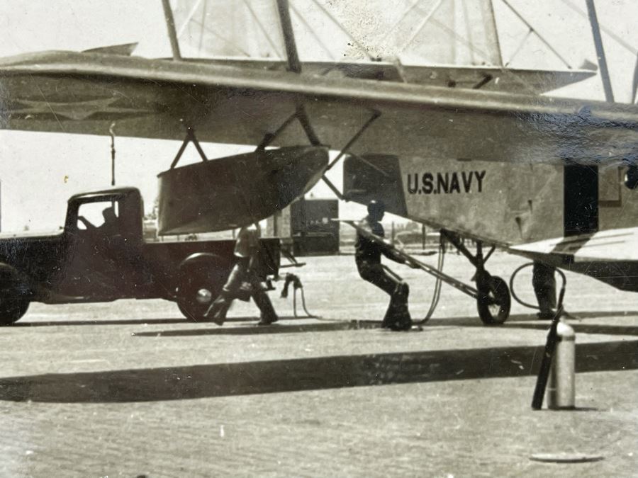 JUST ADDED - Official Navy Photograph Of Navy Flying Boat Biplane 9.5 X 7.5 [Photo 7]
