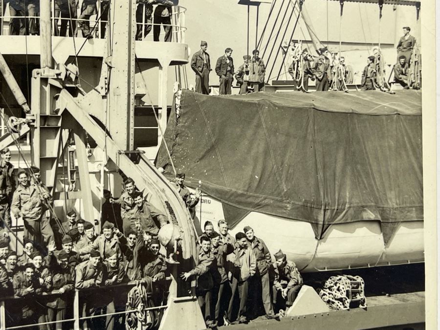 JUST ADDED - Three 1947 Navy Photographs Of USS General R. M. Blatchford (AP-153) Naval Transport Ship 7 X 5 [Photo 11]