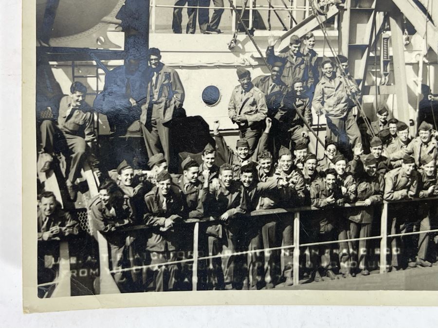 JUST ADDED - Three 1947 Navy Photographs Of USS General R. M. Blatchford (AP-153) Naval Transport Ship 7 X 5 [Photo 9]