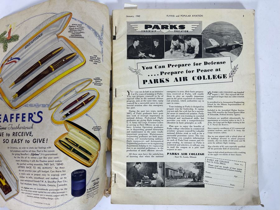 JUST ADDED - 1942 Flying And Popular Aviation Special U.S. Naval Aviation Issue Magazine And 1944 Naval Aviation News Magazine [Photo 10]