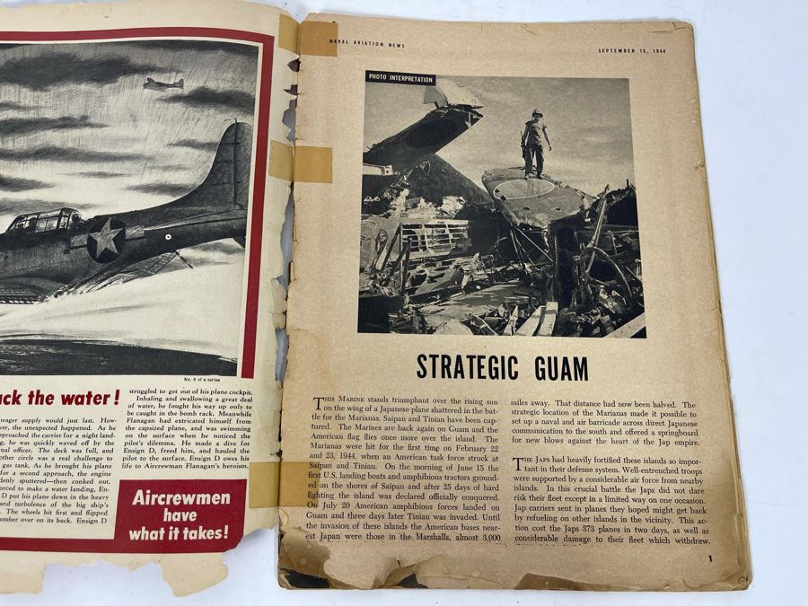 JUST ADDED - 1942 Flying And Popular Aviation Special U.S. Naval Aviation Issue Magazine And 1944 Naval Aviation News Magazine [Photo 21]