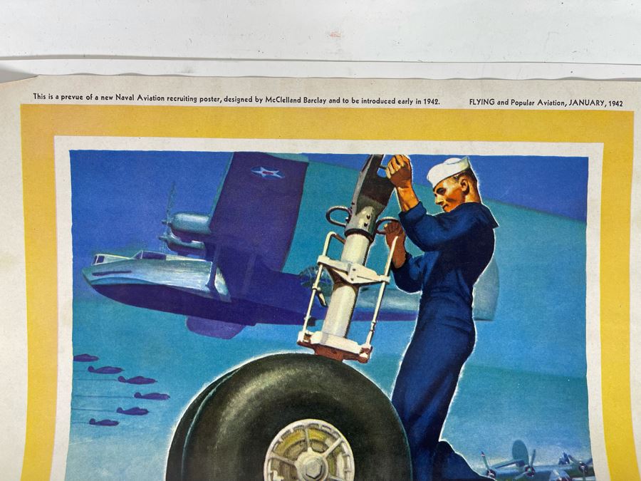 JUST ADDED - 1942 Flying And Popular Aviation Special U.S. Naval Aviation Issue Magazine And 1944 Naval Aviation News Magazine [Photo 8]