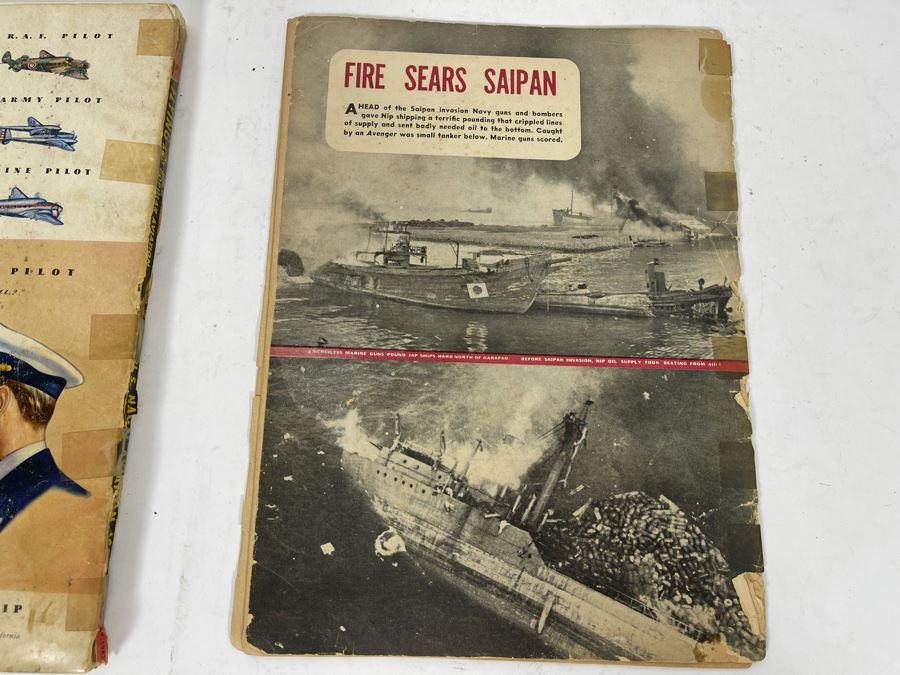 JUST ADDED - 1942 Flying And Popular Aviation Special U.S. Naval Aviation Issue Magazine And 1944 Naval Aviation News Magazine [Photo 23]