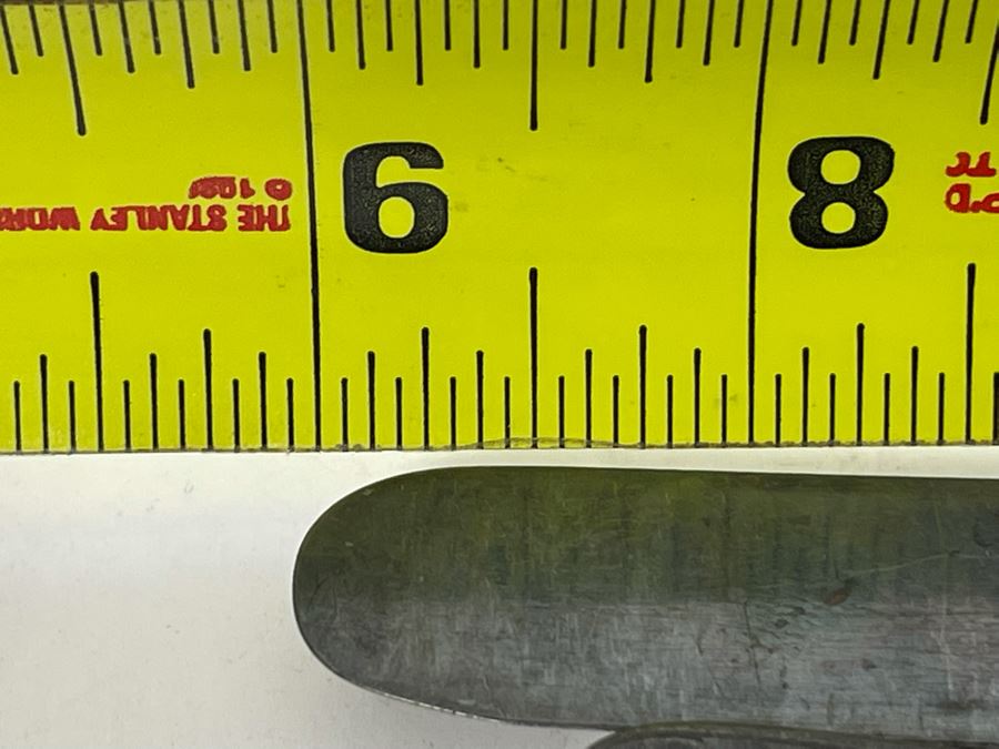 JUST ADDED - Antique 1834 J. Russell & Co Mother Of Pearl Handle Knives 9L [Photo 6]