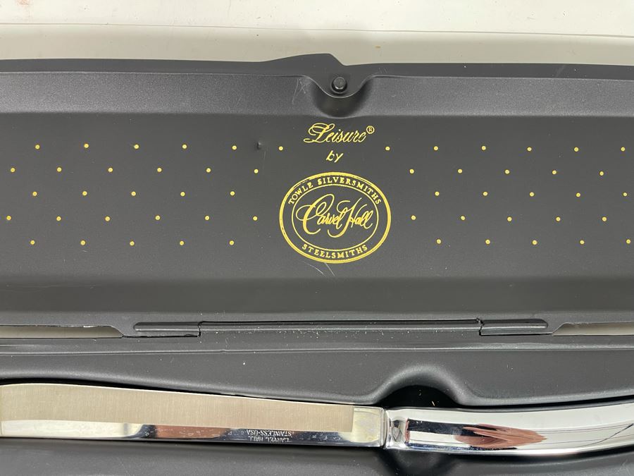 JUST ADDED - New Carvel Hall Towle Carving Set And Salad Server Set [Photo 5]