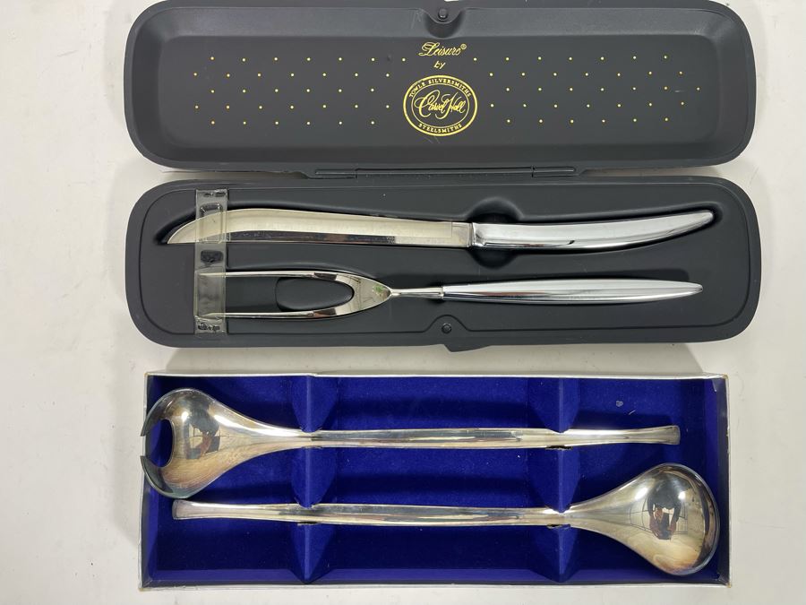 JUST ADDED - New Carvel Hall Towle Carving Set And Salad Server Set [Photo 3]