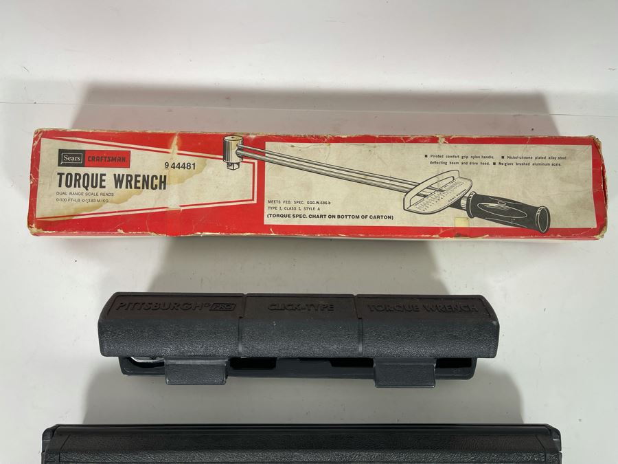 JUST ADDED - Three Torque Wrenches (2) Sears Craftsman And (1) Pittsburgh Pro [Photo 8]