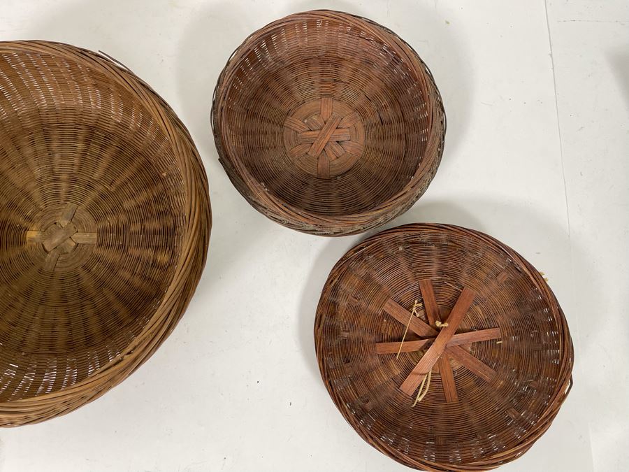 JUST ADDED - Antique Chinese Sewing Baskets 10R And 7R [Photo 5]