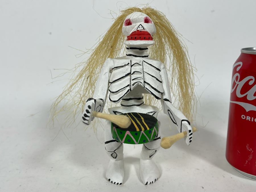 JUST ADDED - Oaxacan Folk Art Hand Crafted And Painted Tilcatete, Oaxaca Mexico By Joaquin Hernandez Vasquez 6.5H [Photo 3]