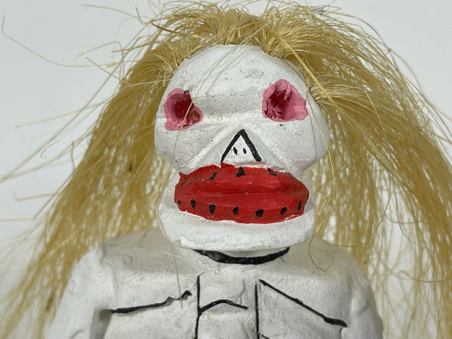 JUST ADDED - Oaxacan Folk Art Hand Crafted And Painted Tilcatete, Oaxaca Mexico By Joaquin Hernandez Vasquez 6.5H [Photo 9]