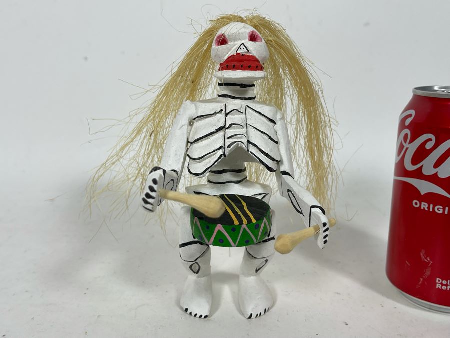 JUST ADDED - Oaxacan Folk Art Hand Crafted And Painted Tilcatete, Oaxaca Mexico By Joaquin Hernandez Vasquez 6.5H [Photo 2]