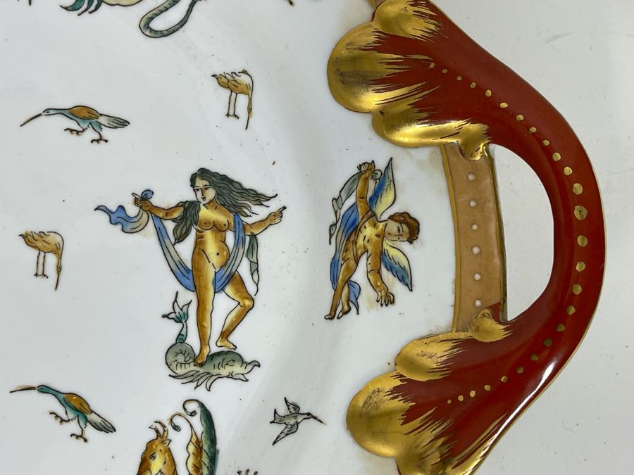 JUST ADDED - Handpainted Decorative Serving Platter (Not For Food Use) 18 X 13 [Photo 10]