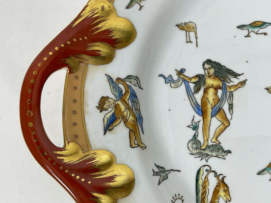 JUST ADDED - Handpainted Decorative Serving Platter (Not For Food Use) 18 X 13 [Photo 14]