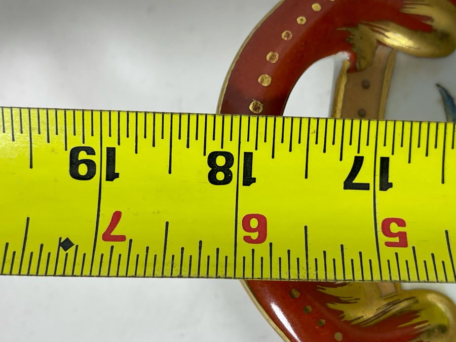 JUST ADDED - Handpainted Decorative Serving Platter (Not For Food Use) 18 X 13 [Photo 18]