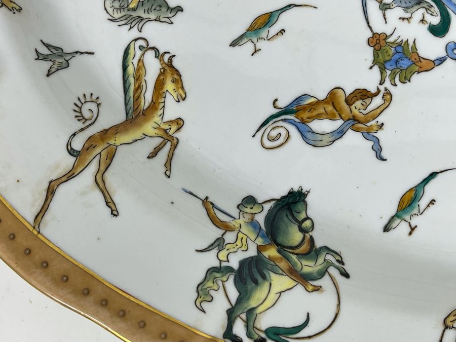 JUST ADDED - Handpainted Decorative Serving Platter (Not For Food Use) 18 X 13 [Photo 13]