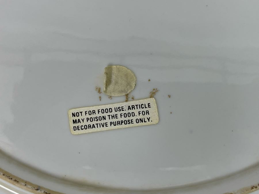 JUST ADDED - Handpainted Decorative Serving Platter (Not For Food Use) 18 X 13 [Photo 17]