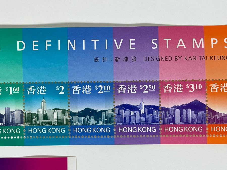 Hong Kong Definitive Mint Stamps Designed By Kan Tai-Keung [Photo 6]