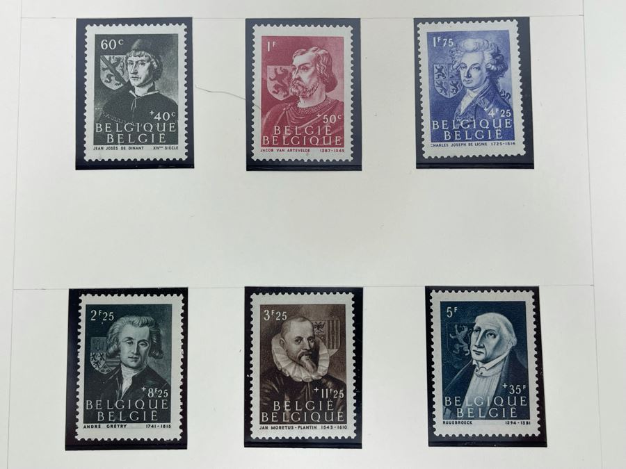 1943 / 1944 Mint Belgique Belgie Belgium Stamps [Photo 12]