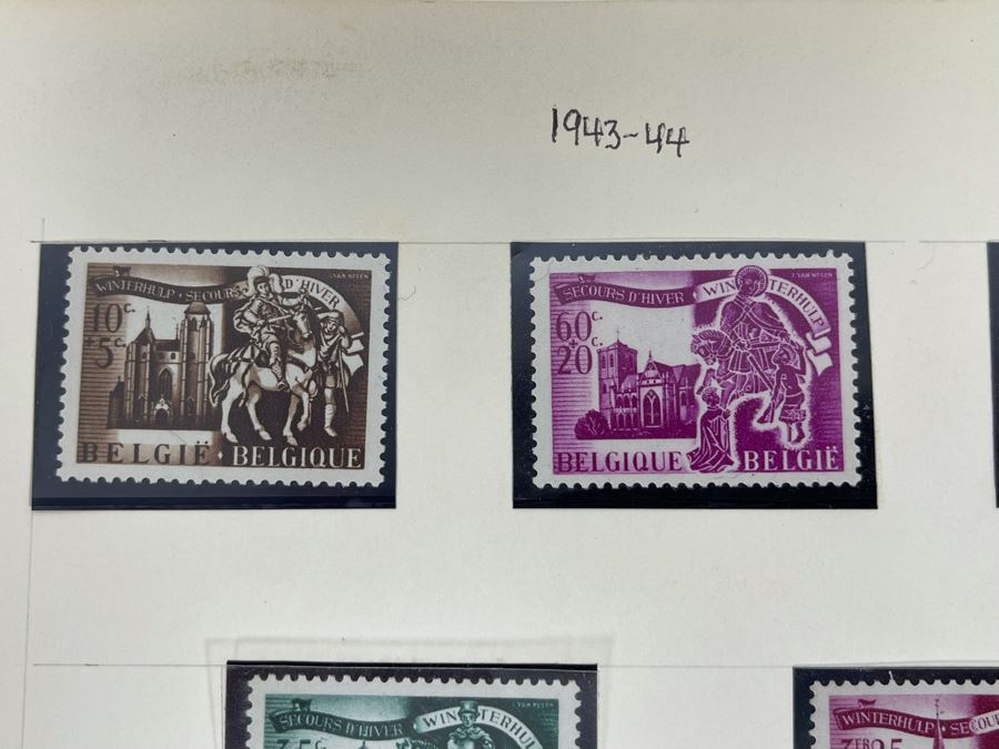 1943 / 1944 Mint Belgique Belgie Belgium Stamps [Photo 3]