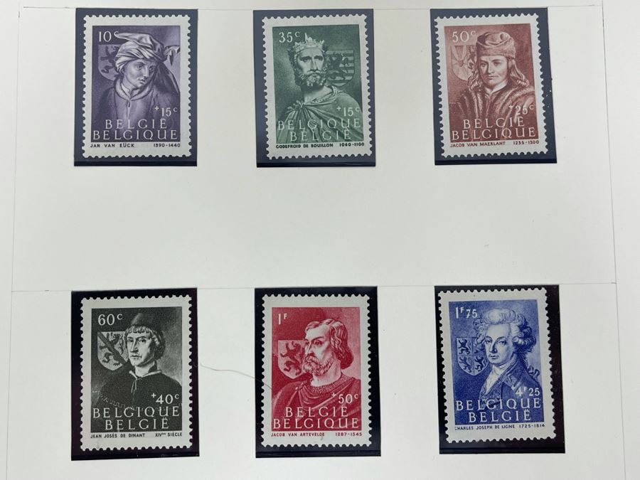 1943 / 1944 Mint Belgique Belgie Belgium Stamps [Photo 11]