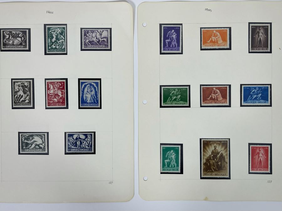 1944 / 1945 Mint Belgique Belgie Belgium Stamps