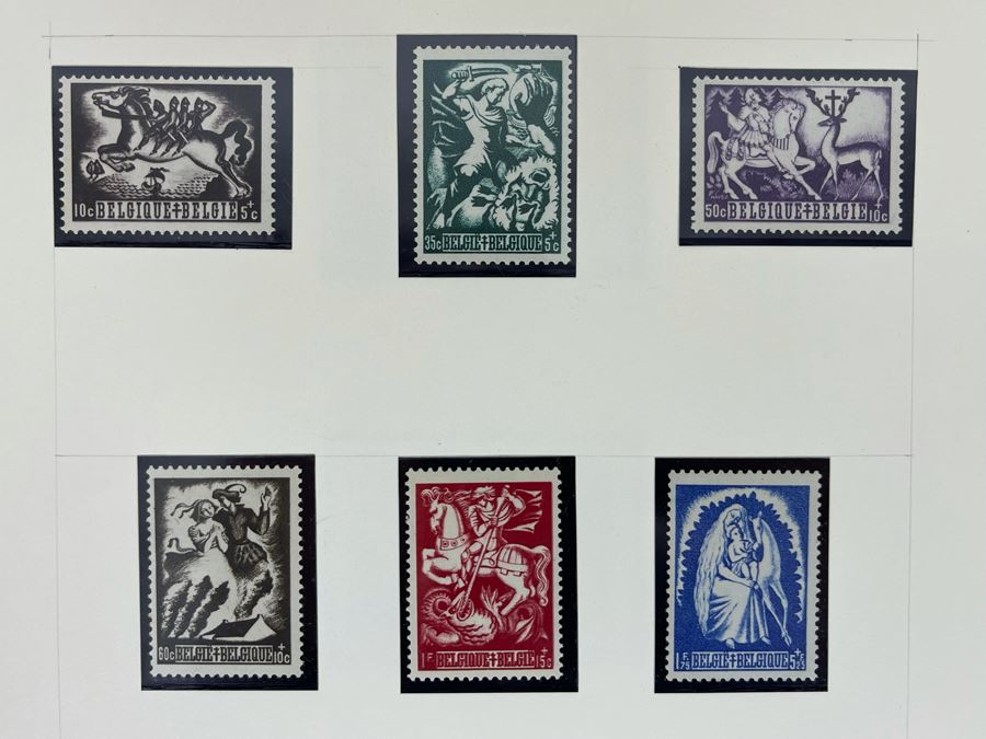 1944 / 1945 Mint Belgique Belgie Belgium Stamps [Photo 2]