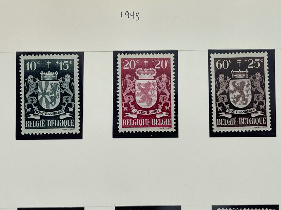 1944 / 1945 Mint Belgique Belgie Belgium Stamps [Photo 13]