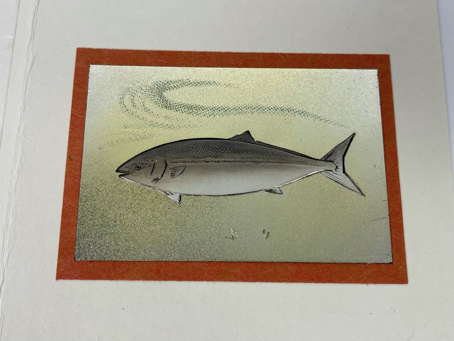 Four Japanese Mid-Century First Day Cover Stamps With Metal Engravings [Photo 10]