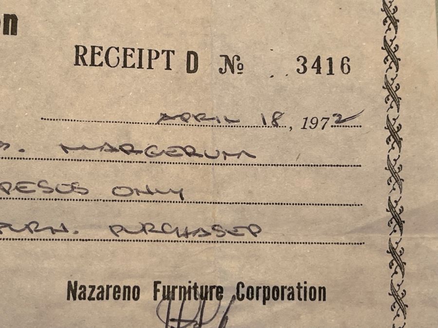 Mid-Century Modern Solid Wood And Bamboo 2 Piece L-Shape TIKI Bar With Padded Edge And Brass Rail Plus Six Bamboo Bar Stools Plus Drawer Of Vintage Bar Supplies 71W X 44D X 42H [Photo 29]