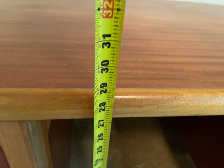 Mid-Century Modern Executive Solid Wood Desk 58W X 33D X 29H [Photo 22]