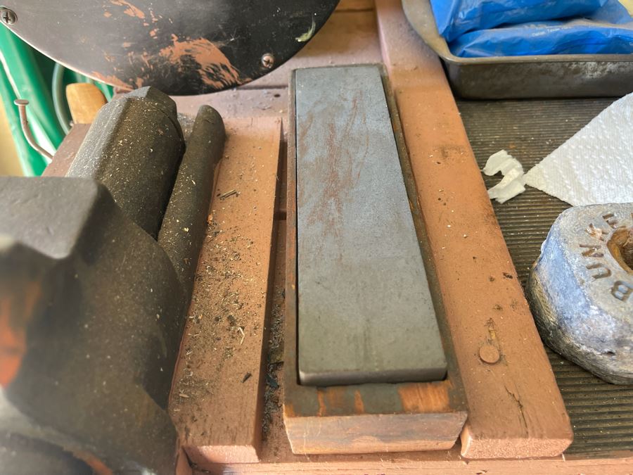 Huge Workbench Tool Lot Includes Multiple Toolboxes, Drawers With Tools, Hardware, Shop Vacuum, Wood Files, Vise, Workbench 101W X 33D X 66H - See All Photos  [Photo 47]