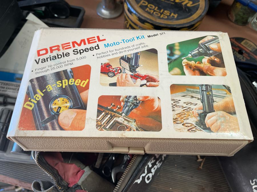 Huge Workbench Tool Lot Includes Multiple Toolboxes, Drawers With Tools, Hardware, Shop Vacuum, Wood Files, Vise, Workbench 101W X 33D X 66H - See All Photos  [Photo 24]