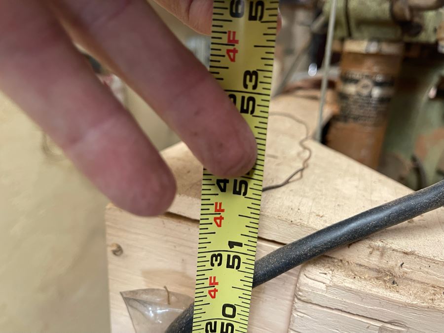 Pair Of Workbenches With DeWalt Circular Saw, Drill Press, Pipe Wrenches, Saw Blades, Tools, Portable Work Benches (Bench 1: 33W X 30D X 66H / Bench 2: 48W X 25D X 42H) - See Photos [Photo 26]